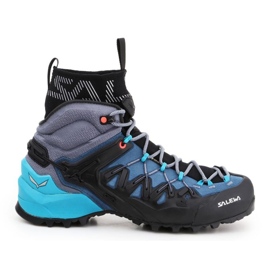 Trekové boty Salewa Ws Wildfire Edge Mid Gtx W 61351-8975 modrý Trekové boty Salewa Ws Wildfire Edge Mid Gtx W 61351-8975 modrý