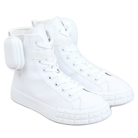 Tenisky ke kotníku se sáčkem bílé VL142 White bílý Tenisky ke kotníku se sáčkem bílé VL142 White bílý