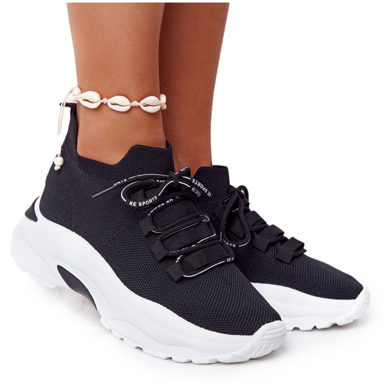 Dámské sportovní ponožky černé KeSports černá