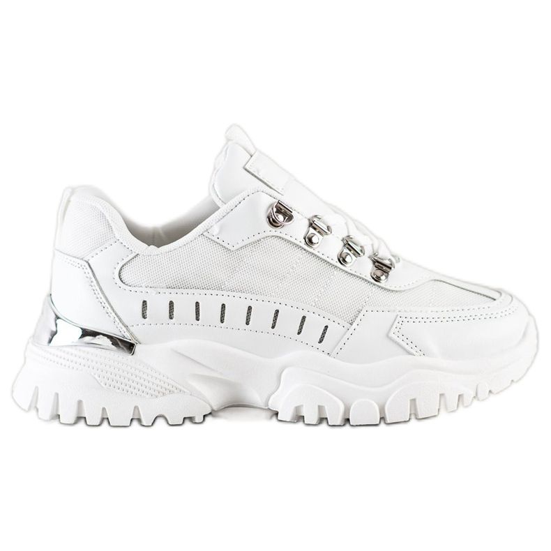 SHELOVET Bílé tenisky bílý