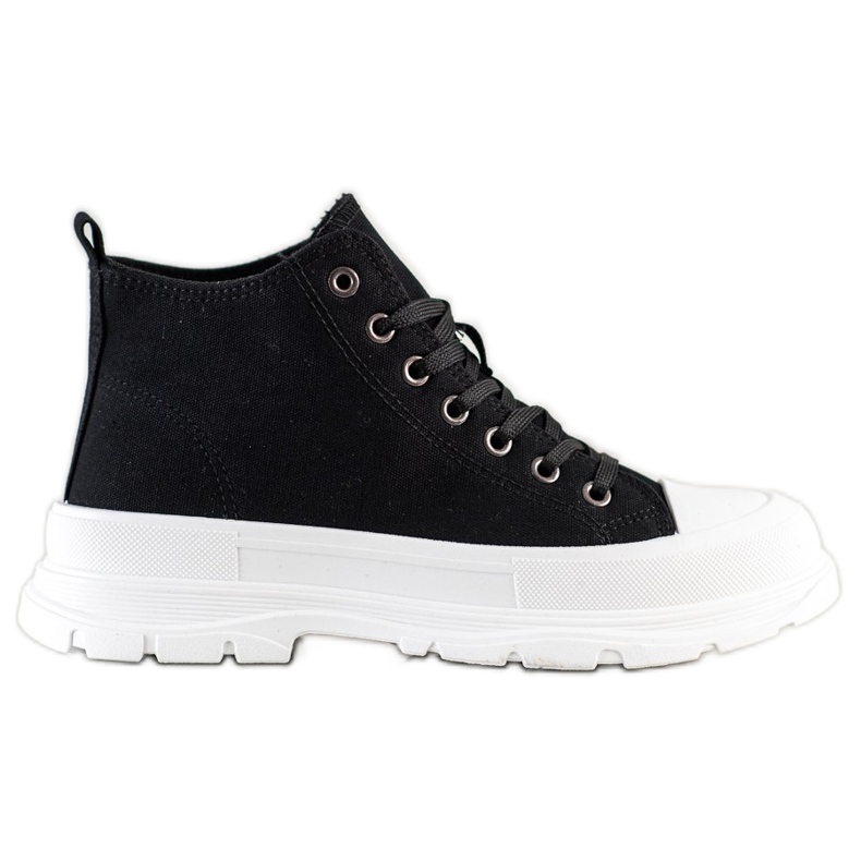 SHELOVET Vysoké Tenisky Na Platformě černá