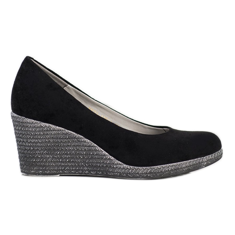 Semišové lodičky VINCEZA černá