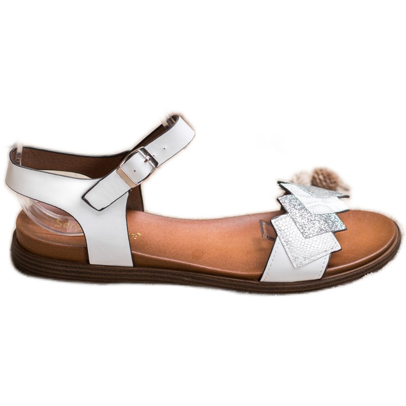 Stylové sandály Sergio Leone bílý
