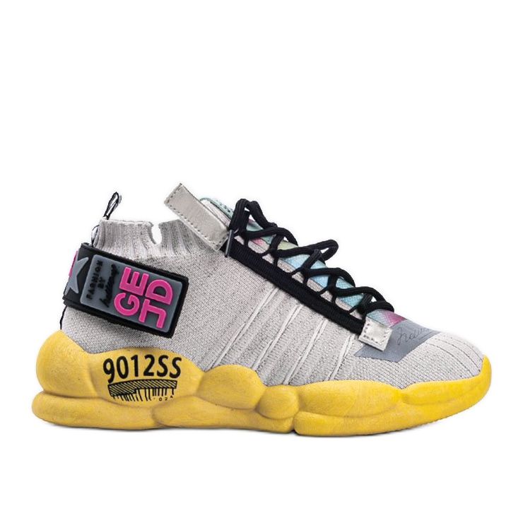 Tenisky béžové ponožky Ava béžový vícebarevný