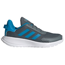 Dětské boty Adidas Tensaur Run K šedo-modré FY7289 modrý šedá