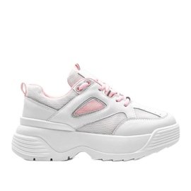 Bílé tenisky se silnou podrážkou Jaida bílý