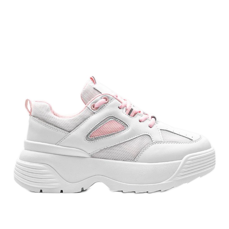 Bílé tenisky se silnou podrážkou Jaida bílý