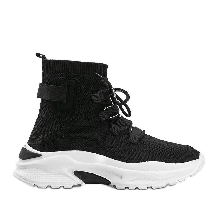 Černé kotníkové ponožky Ella černá