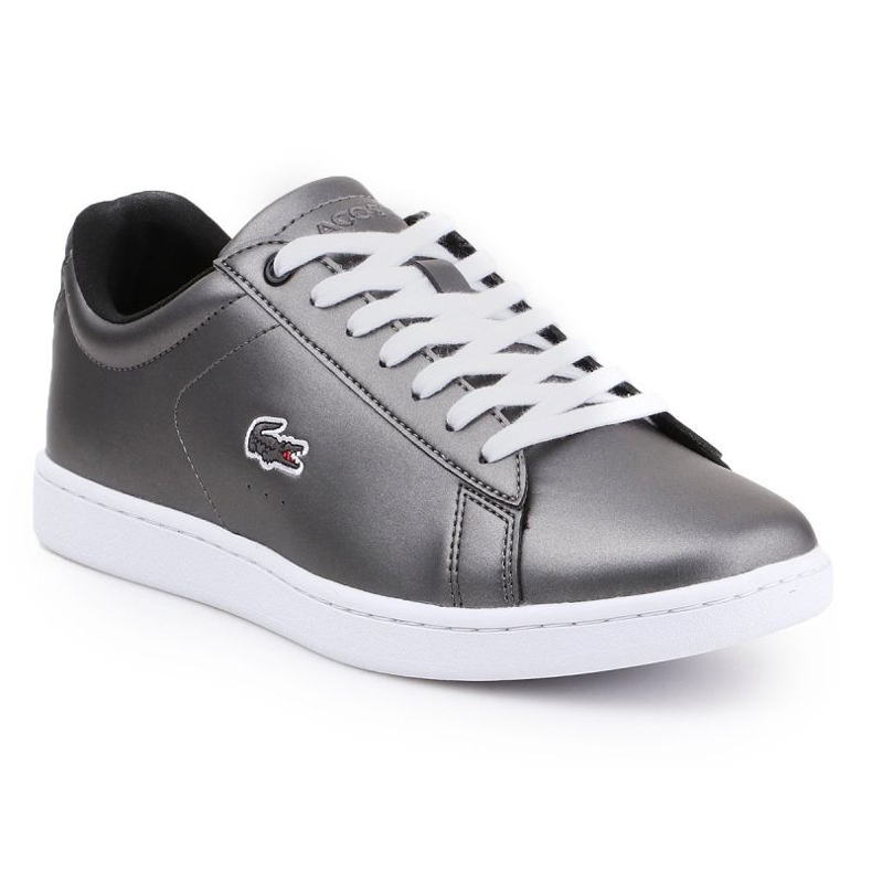 Lacoste Carnaby Evo 317 W 7-34SPW0010024 stříbrný