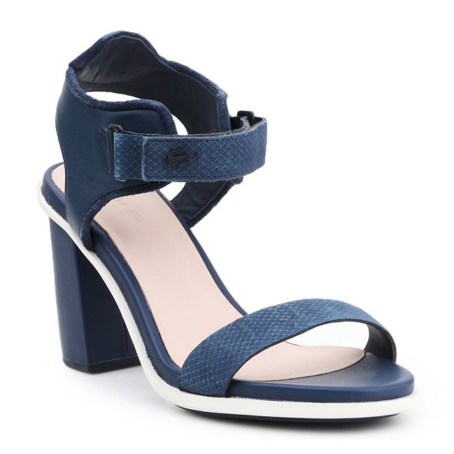 Sandály Lacoste Lonelle Heel Sandal 116 1 W Caw 7-31CAW0112003 modrý