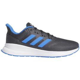 Pánské běžecké boty adidas Runfalcon šedo modré G28730 šedá