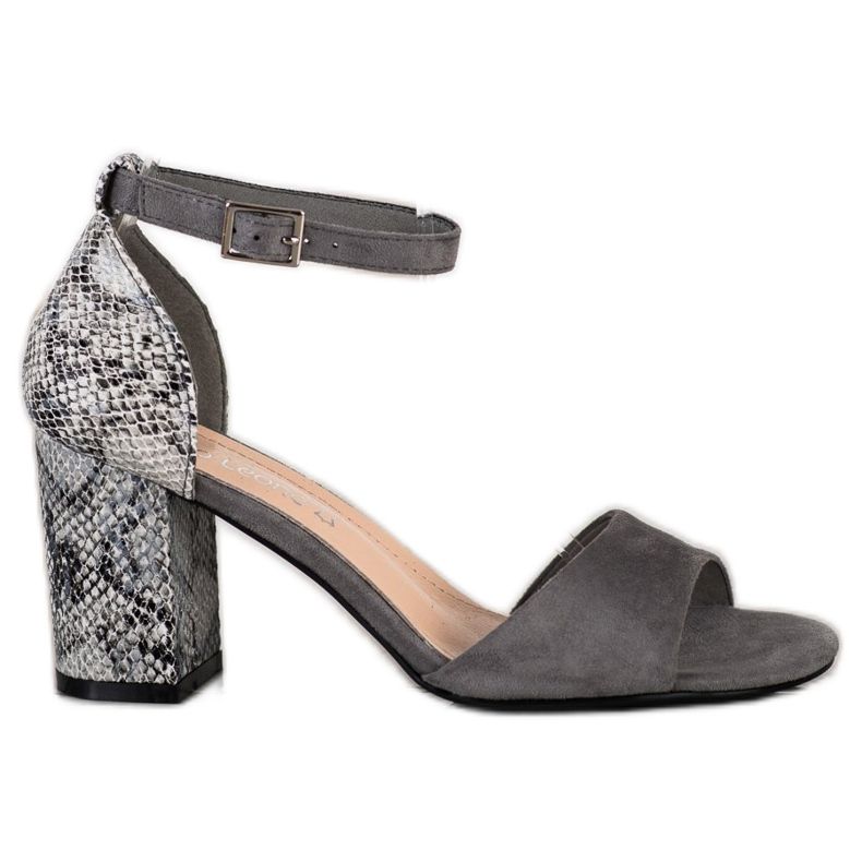 Stylové sandály Sergio Leone šedá