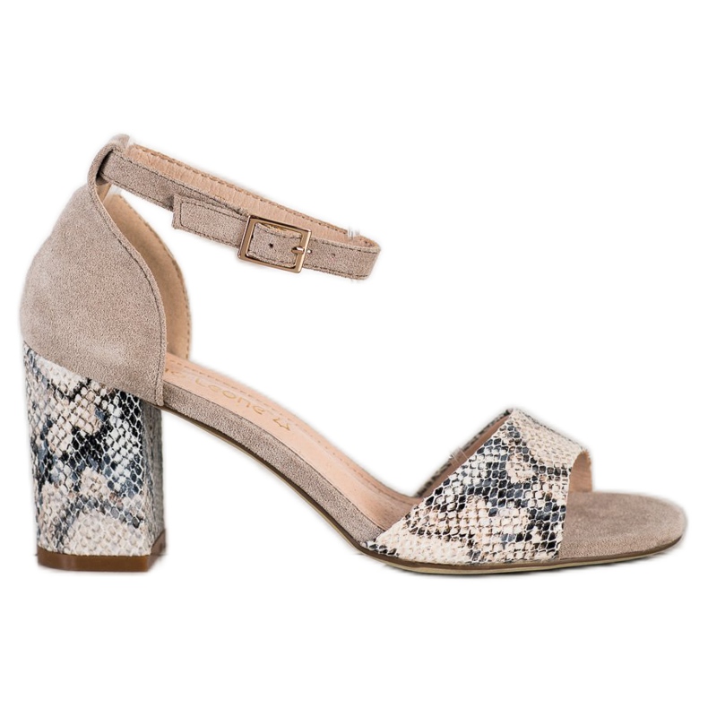 Stylové sandály Sergio Leone béžový vícebarevný