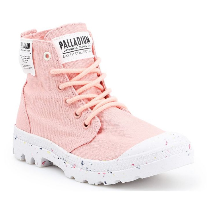 Boty Palladium Hi Organic W 96199-647-M růžový