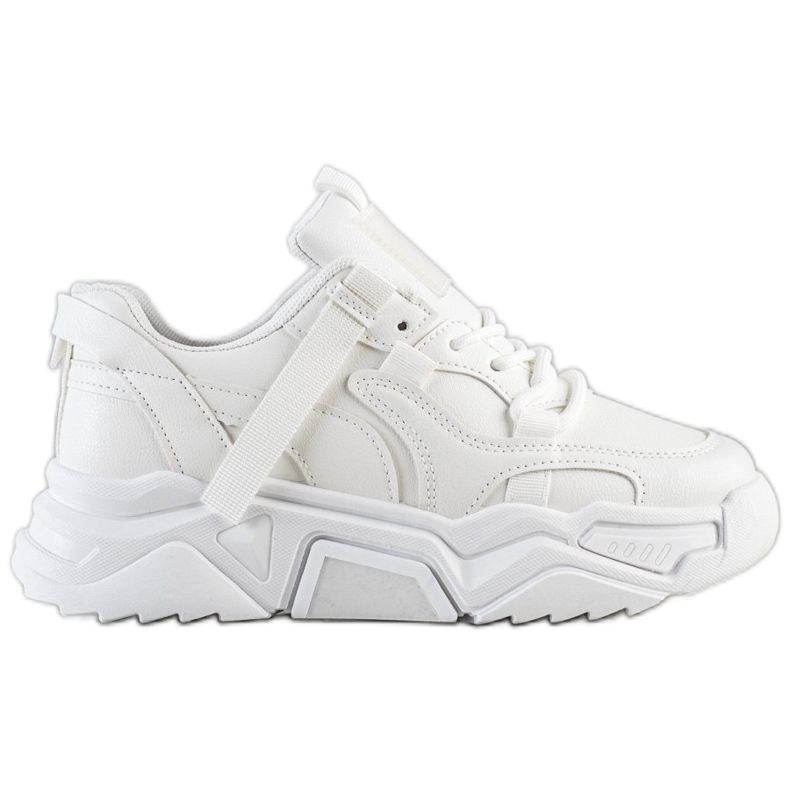 SHELOVET Bílé tenisky bílý