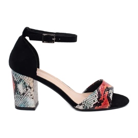 Stylové sandály Sergio Leone černý