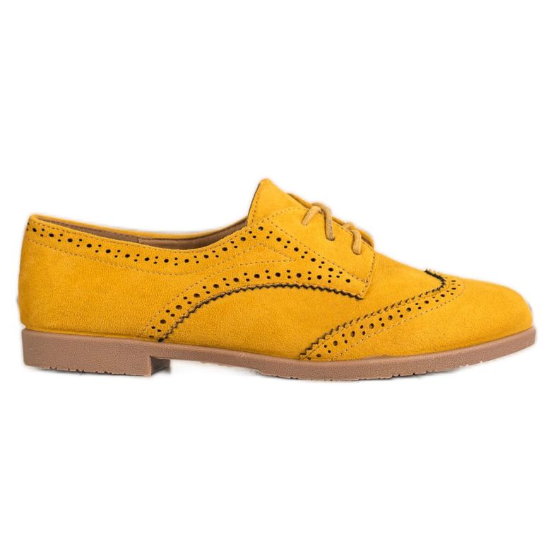 SHELOVET Prolamované boty na jaro žlutá