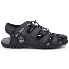 Sandály Geox US Strada BM U6224B-0MEBC-C9999 černý