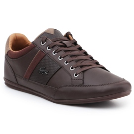 Lacoste Chaymon 118 1 Cam Dk M 7-35CAM00112E2 hnědý Lacoste Chaymon 118 1 Cam Dk M 7-35CAM00112E2 hnědý