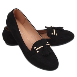Černé dámské mokasíny 9988-159 Black černá