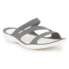 Crocs Swiftwater Sandal 203998-06X žabky šedá Crocs Swiftwater Sandal 203998-06X žabky šedá