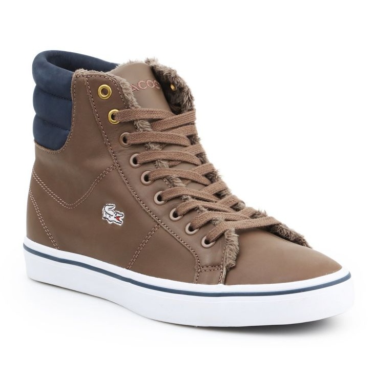 Lacoste Marcel Mid Pwt Dk W 7-26SPW4118DK4 hnědý Lacoste Marcel Mid Pwt Dk W 7-26SPW4118DK4 hnědý