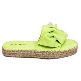 Seastar Semišové espadrilky zelený