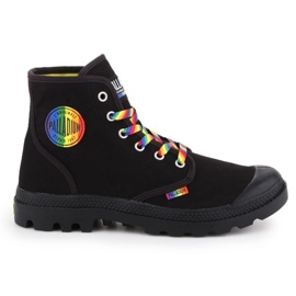 Boty Palladium Pampa Pride Black / Rainbow W 76521-054-M černá