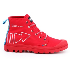 Boty Palladium Pampa Dare Pc U 76862-633-M červený