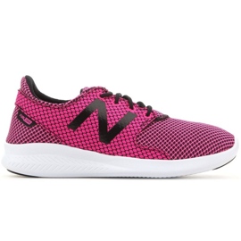 Boty New Balance Jr Kjcstgly černá růžový Boty New Balance Jr Kjcstgly černá růžový