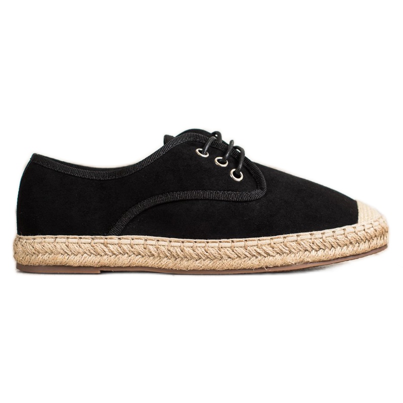 Cm Paris Černé espadrilky černá