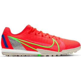 Kopačky Nike Mercurial Vapor 14 Pro Tf CV1001 600 červený červený