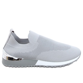 Šedé sportovní ponožky LDH006 šedé šedá