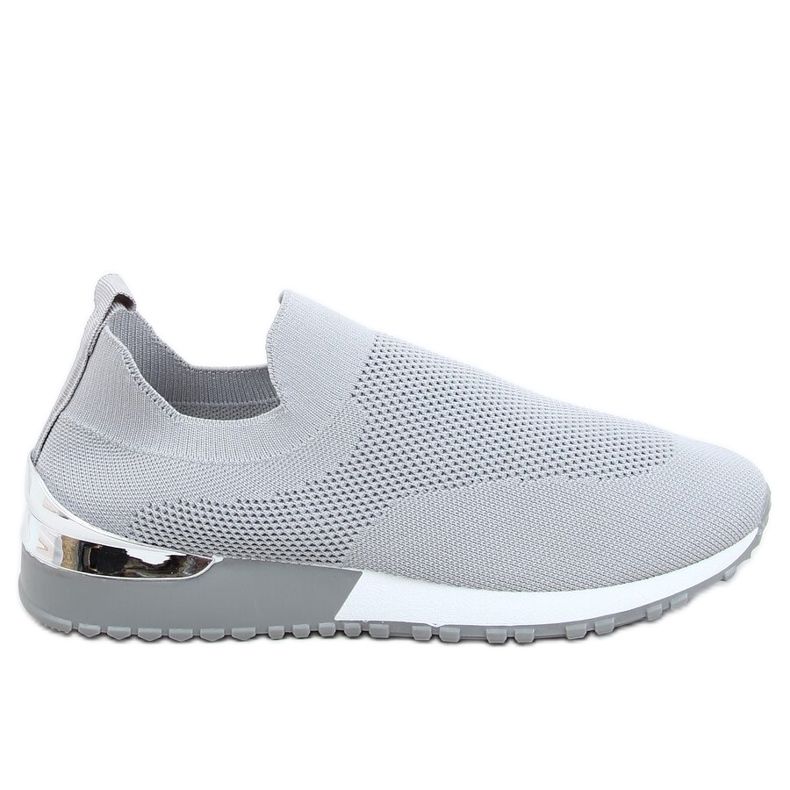 Šedé sportovní ponožky LDH006 šedé šedá