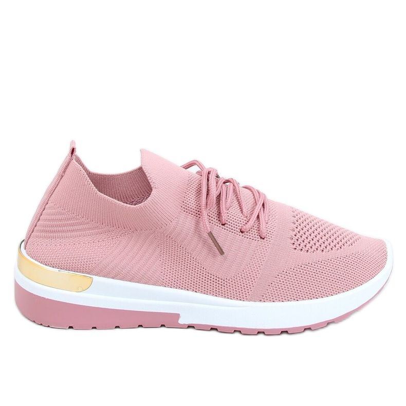 Růžové sportovní ponožky G-363 Pink růžový