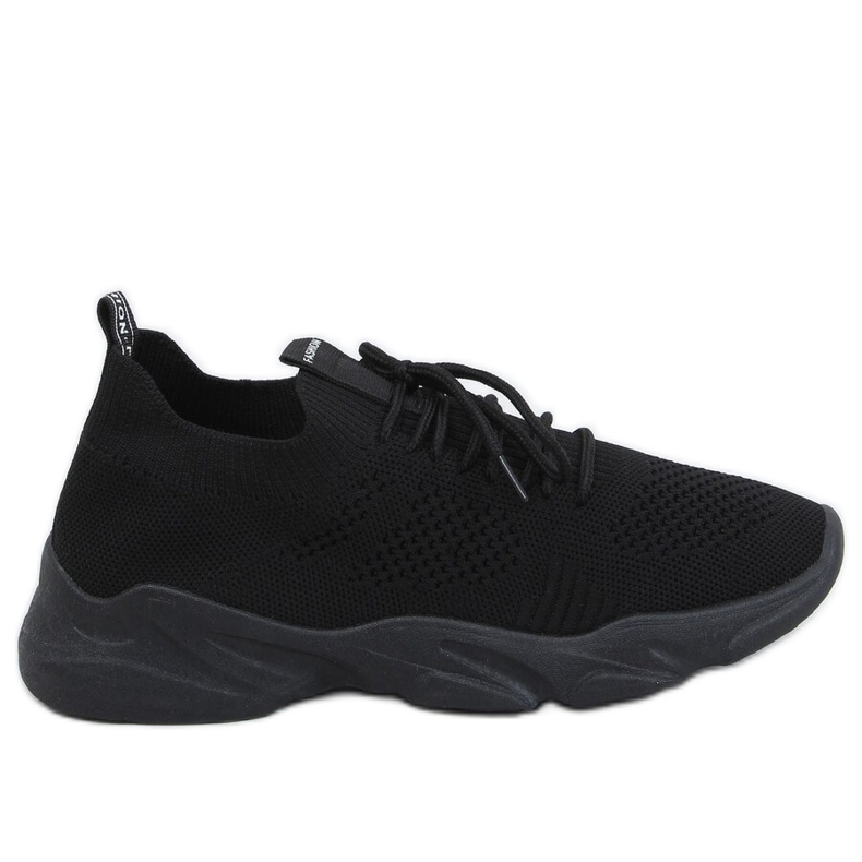 Černé sportovní ponožky FF-10 Black černá