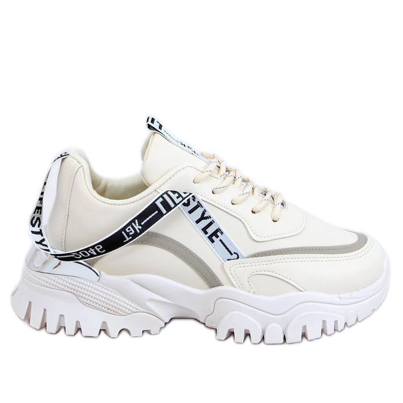 Béžová sportovní obuv 9935 Béžová béžový