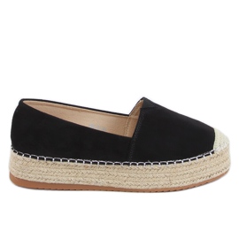 Černé dámské espadrilky AB-79 Black černá