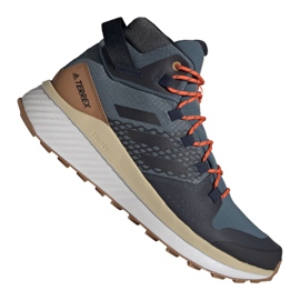 Boty Adidas Terrex Folgian Mid Gtx M EF6766 hnědý černý pomerančový šedá