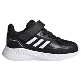 Dětské boty Adidas Runfalcon 2.0 I černé a bílé FZ0093 bílý černá