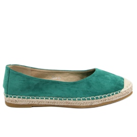 Zelené dámské espadrilky CD-3 Green zelený