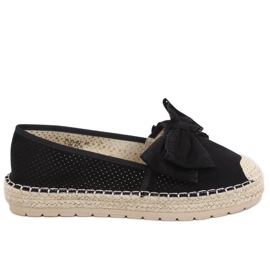 Černé dámské espadrilky J131-22 Black černý