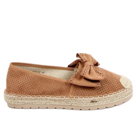 Espadrilky pro ženy velbloud J131-22 Camel hnědý