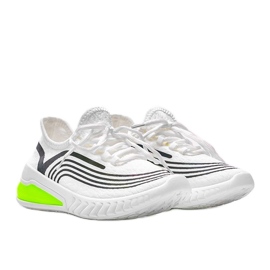 Nazouvací bílé trenéry s holografickým vzorem Delaney bílý