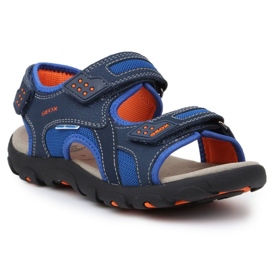 Sandály Geox S Strada B Jr J9224B-014CE-C0659 námořnická modř modrý