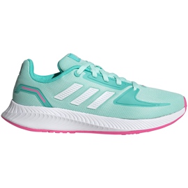 Dětské boty Adidas Runfalcon 2.0 K mátově růžové FY9502 zelená