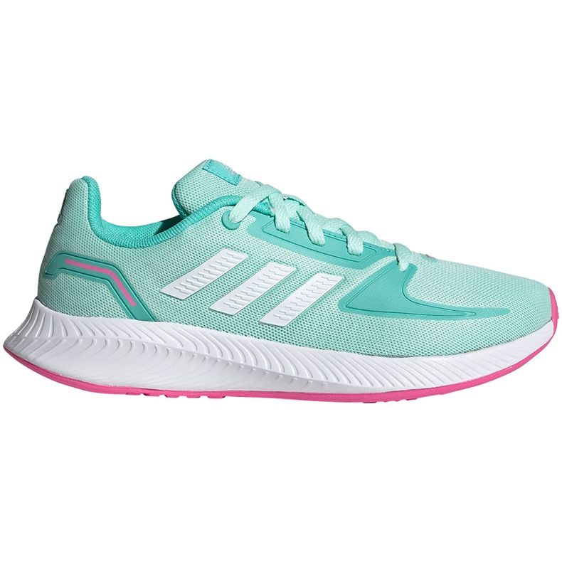 Dětské boty Adidas Runfalcon 2.0 K mátově růžové FY9502 zelená