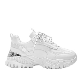 Bílé tenisky s kovovými vložkami Ansley bílý