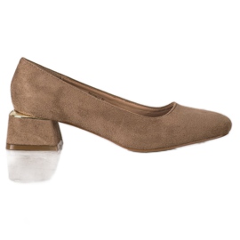 Filippo Lodičky na vysokých podpatcích hnědý