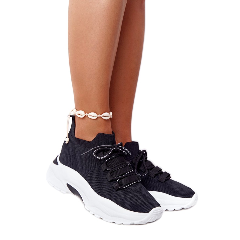 Dámské sportovní ponožky Black KeSports DKB2518 černá